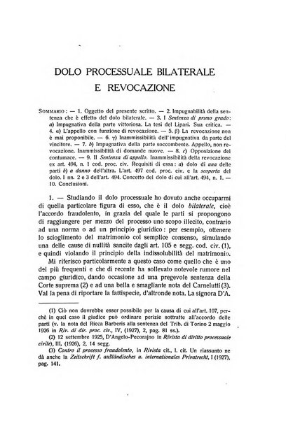 Rivista di diritto processuale civile