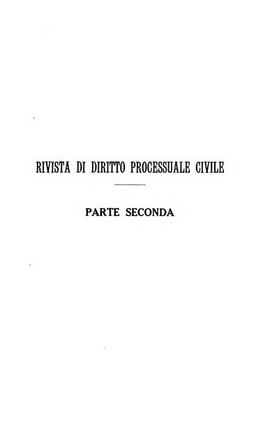 Rivista di diritto processuale civile