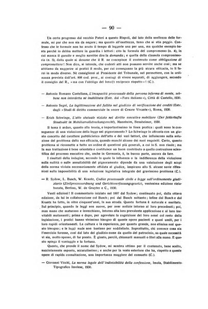 Rivista di diritto processuale civile