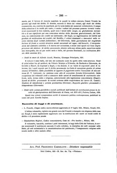 Rivista di diritto processuale civile