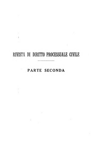 Rivista di diritto processuale civile