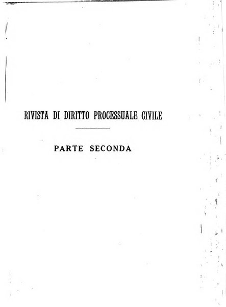 Rivista di diritto processuale civile