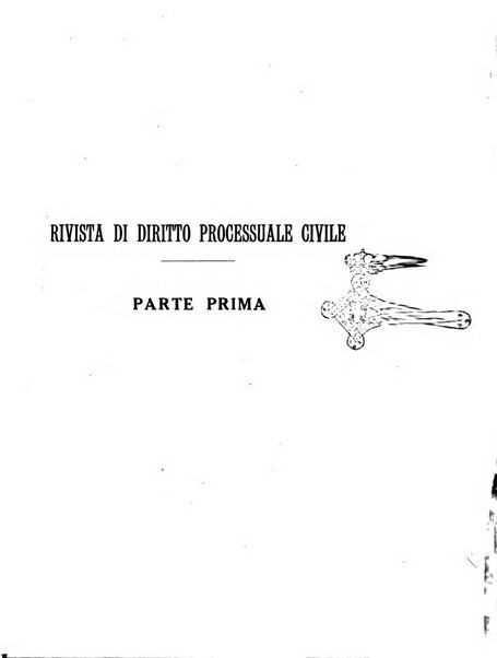 Rivista di diritto processuale civile