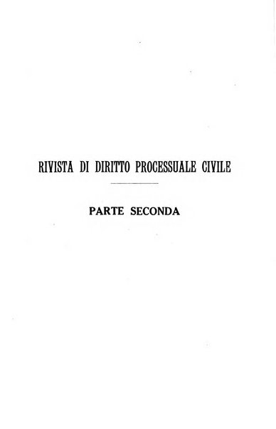 Rivista di diritto processuale civile