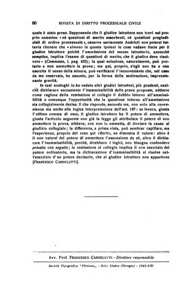 Rivista di diritto processuale civile