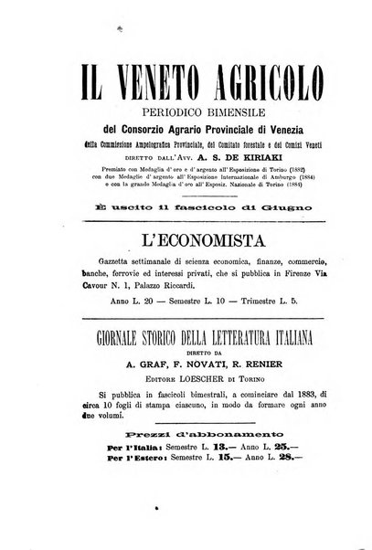 Ateneo veneto Atti e memorie dell'Ateneo veneto