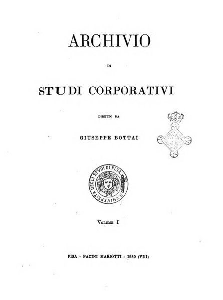 Archivio di studi corporativi