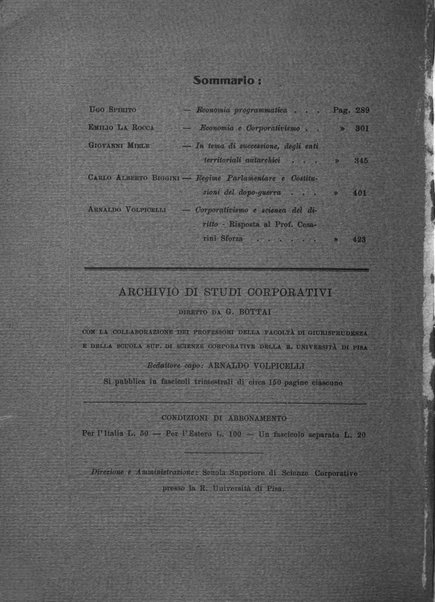 Archivio di studi corporativi