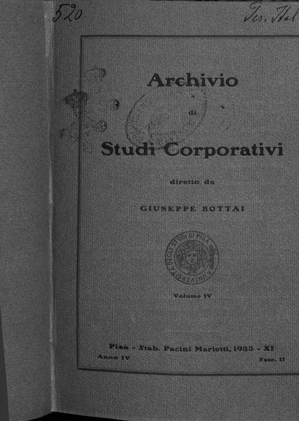 Archivio di studi corporativi