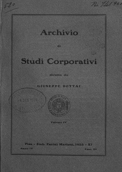 Archivio di studi corporativi