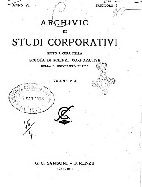 Archivio di studi corporativi