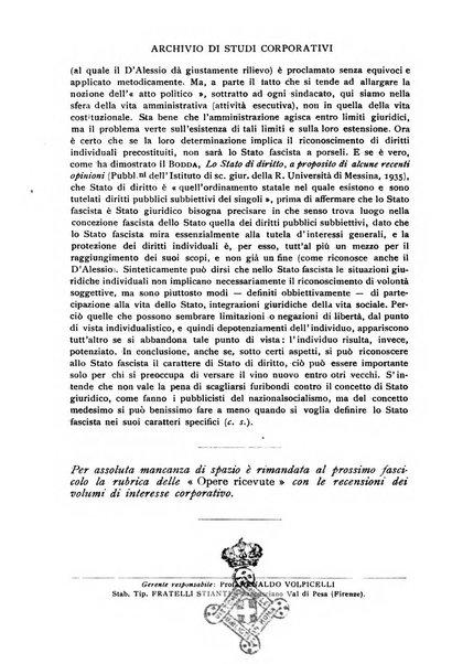 Archivio di studi corporativi