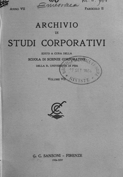 Archivio di studi corporativi