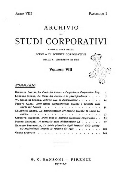 Archivio di studi corporativi