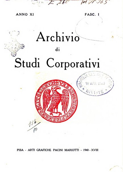 Archivio di studi corporativi