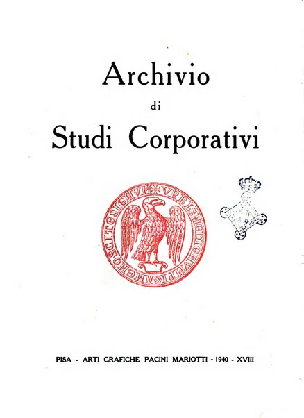 Archivio di studi corporativi