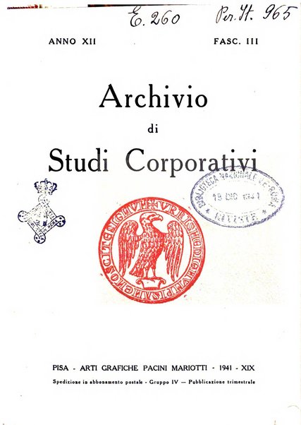 Archivio di studi corporativi