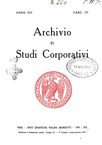 Archivio di studi corporativi