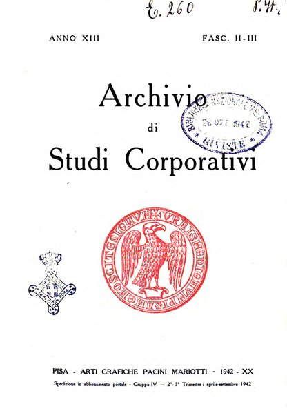 Archivio di studi corporativi