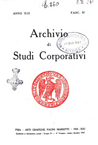 Archivio di studi corporativi