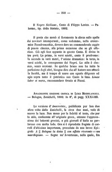 Il propugnatore studi filologici, storici e bibliografici