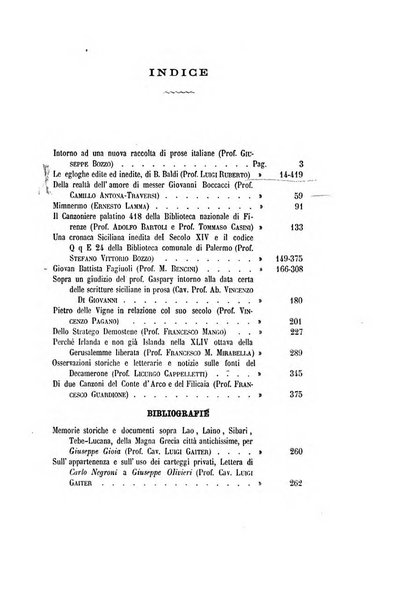 Il propugnatore studi filologici, storici e bibliografici