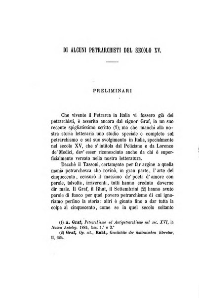 Il propugnatore studi filologici, storici e bibliografici