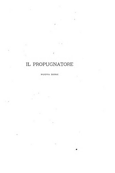 Il propugnatore studi filologici, storici e bibliografici