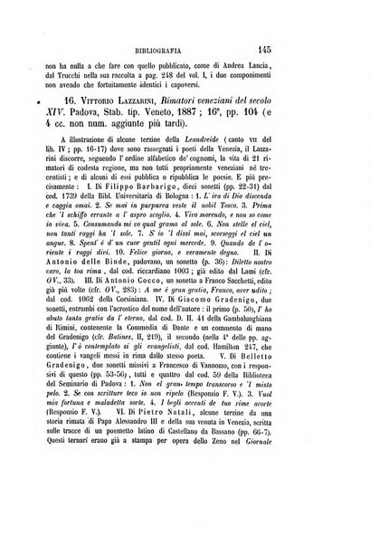 Il propugnatore studi filologici, storici e bibliografici