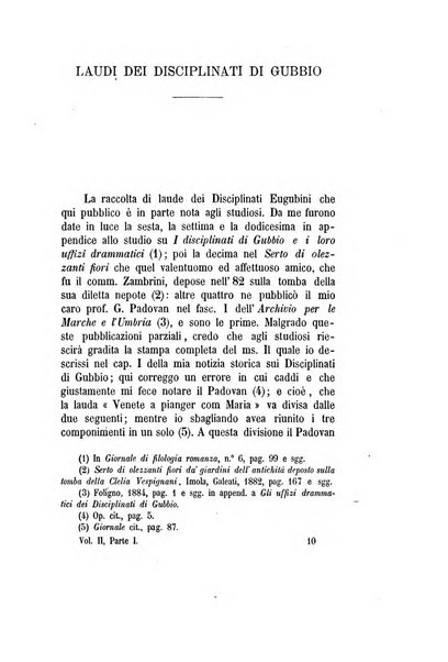 Il propugnatore studi filologici, storici e bibliografici