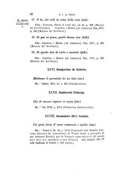 Il propugnatore studi filologici, storici e bibliografici