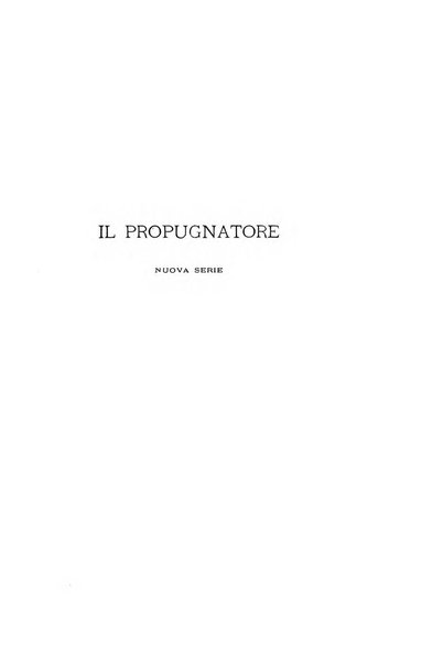 Il propugnatore studi filologici, storici e bibliografici