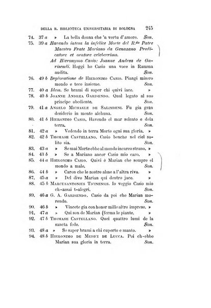 Il propugnatore studi filologici, storici e bibliografici