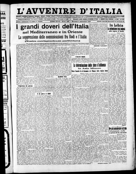 L'Avvenire d'Italia