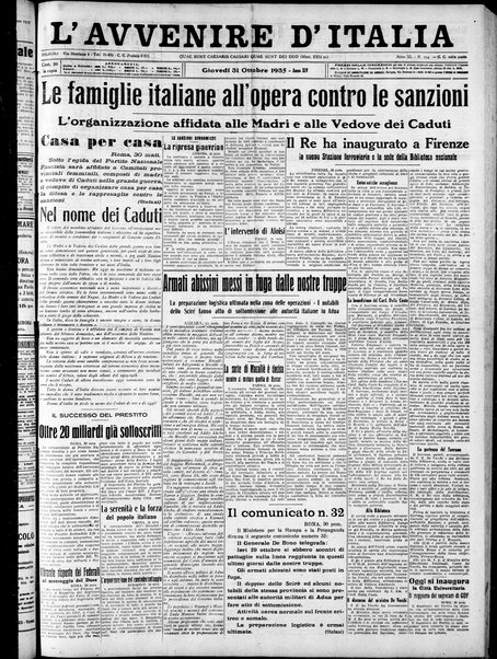 L'Avvenire d'Italia