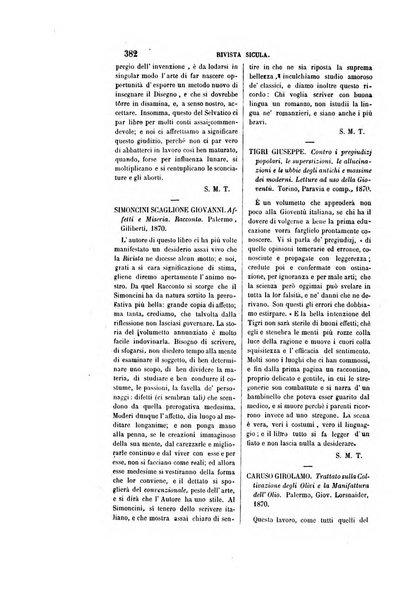 Rivista sicula di scienze, letteratura ed arti