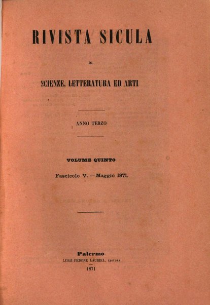 Rivista sicula di scienze, letteratura ed arti