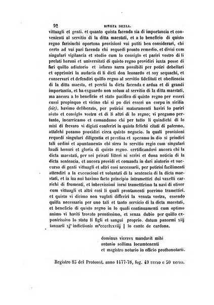 Rivista sicula di scienze, letteratura ed arti