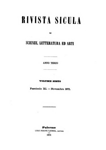 Rivista sicula di scienze, letteratura ed arti