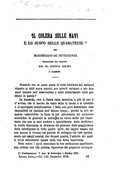 Rivista sicula di scienze, letteratura ed arti