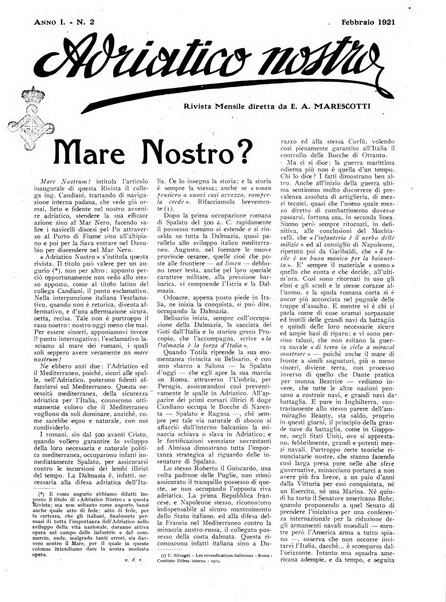 Adriatico nostro rivista mensile