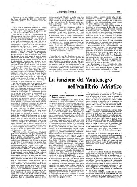 Adriatico nostro rivista mensile