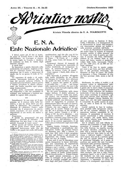 Adriatico nostro rivista mensile