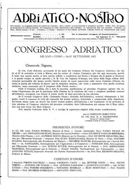 Adriatico nostro rivista mensile