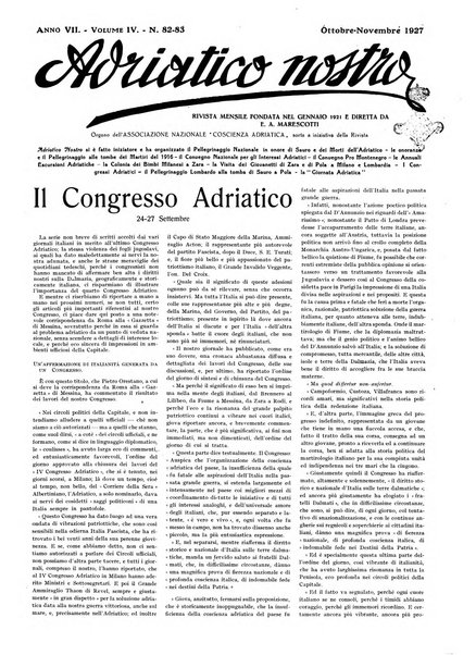 Adriatico nostro rivista mensile