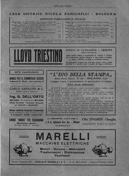 Adriatico nostro rivista mensile