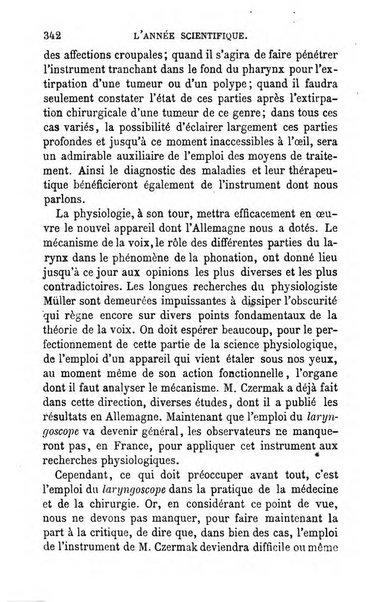 L'année scientifique et industrielle ou Exposé annuel des travaux scientifiques, des inventions et des principales applications de la science a l'industrie et aux arts, qui ont attiré l'attention publique en France et a l'etranger