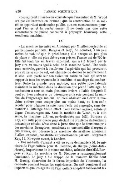 L'année scientifique et industrielle ou Exposé annuel des travaux scientifiques, des inventions et des principales applications de la science a l'industrie et aux arts, qui ont attiré l'attention publique en France et a l'etranger