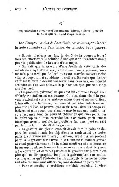 L'année scientifique et industrielle ou Exposé annuel des travaux scientifiques, des inventions et des principales applications de la science a l'industrie et aux arts, qui ont attiré l'attention publique en France et a l'etranger