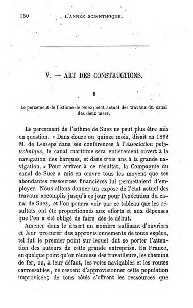 L'année scientifique et industrielle ou Exposé annuel des travaux scientifiques, des inventions et des principales applications de la science a l'industrie et aux arts, qui ont attiré l'attention publique en France et a l'etranger